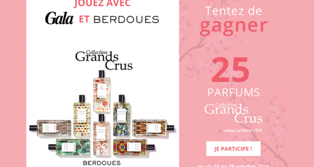 25 parfums de la collection Grands Crus Berdoues