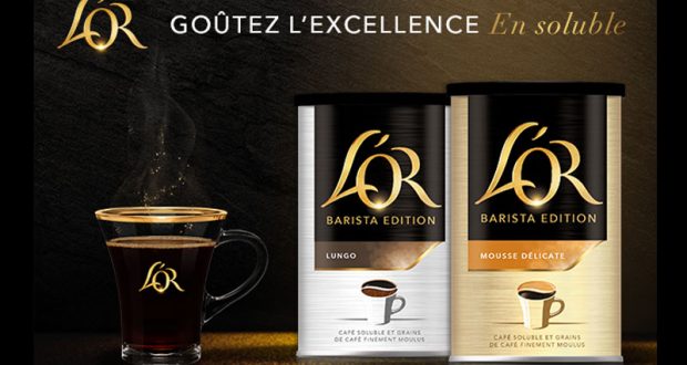 600 Packs découverte Cafés L’OR Soluble Barista Edition