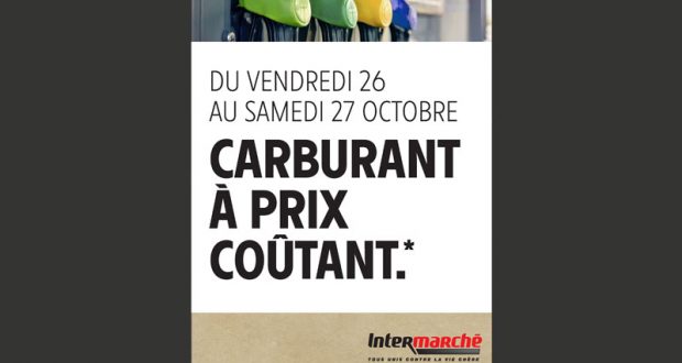 Carburant à prix coûtant Intermarché