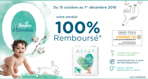 Couches Harmonie Pampers 100% Remboursé