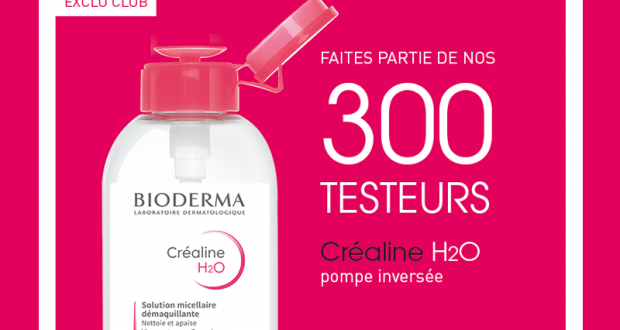 Créaline H2O format pompe inversée Bioderma