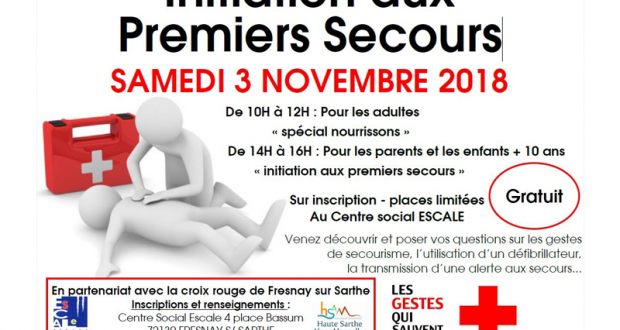 Initiation gratuite aux premiers secours - Fresnay sur Sarthe