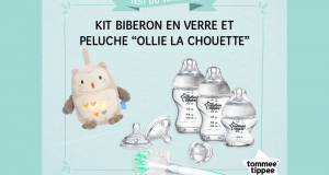 Kit Biberon en Verre et peluche OLLIE la Chouette Tommee Tippee