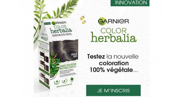 Testez la coloration 100% végétale Color Herbalia de Garnier