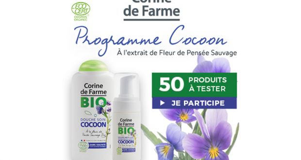 Testez la routine hygiène Cocoon Bio de Corine de Farme