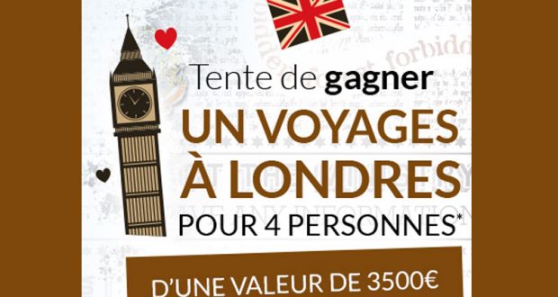 Voyage de 3 jours pour 4 personnes à Londres