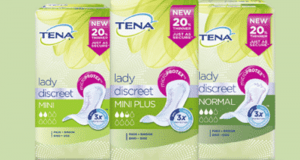 Échantillons gratuits de serviettes TENA Lady Discreet
