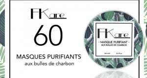 60 Masques Purifiants aux bulles de charbon de FKare