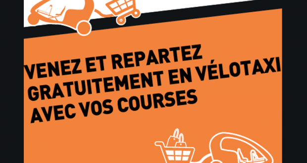 Aller-retour en Vélotaxi gratuit