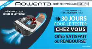 Aspirateur Robot Smart Force Cyclonic Rowenta 100% Remboursé