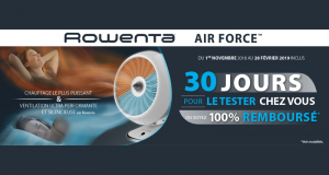 Chauffage Ventilateur Air Force Rowenta 100% Remboursé