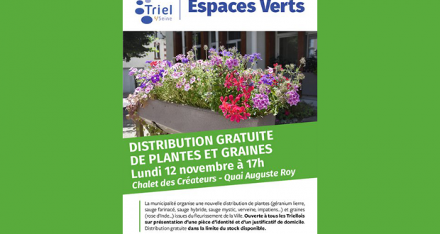 Distribution gratuite de plantes et graines