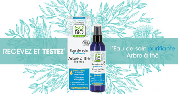 Eau de soin purifiante Arbre à thé SO’BiO étic