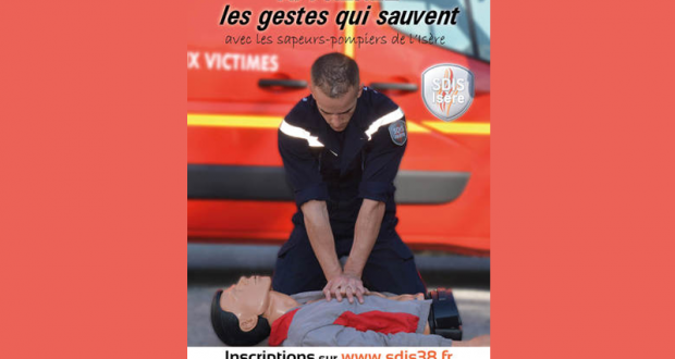 Formation Gratuite Aux Gestes qui Sauvent par les Pompiers de l'isère