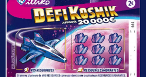 Jeu de grattage FDJ Illiko Defi Kosmik 100% remboursé