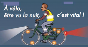 Opération éclairage marquage de vélo gratuit