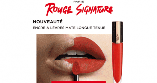 Testez la nouvelle Encre à Lèvres Liquide Mate Rouge Signature