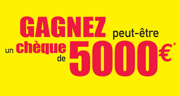 Un Chèque de 5000 euros