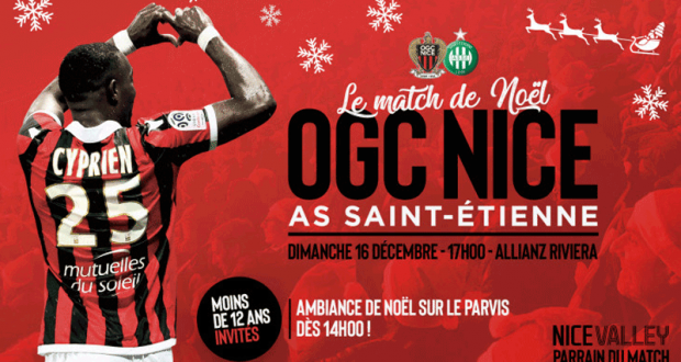 Billet d'entrée Gratuit pour le Match OGC Nice - Saint Etienne