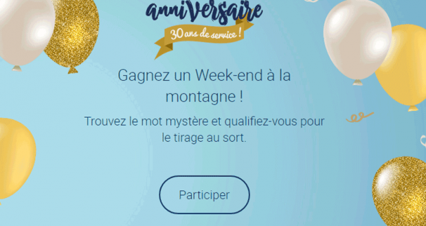 Gagnez un Week-end à la montagne