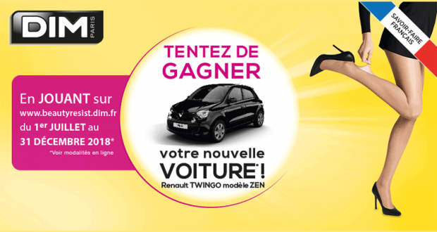 Gagnez une voiture Renault Twingo modèle Zen