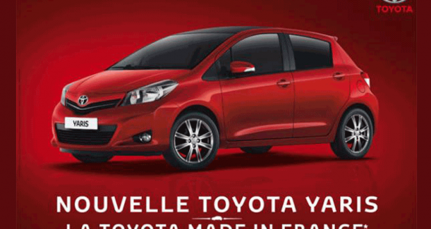 Gagnez une voiture Toyota Yaris France (valeur 15 850 euros)