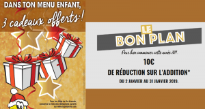 La Pataterie 10€ de réduction sur votre addition + 3 cadeaux offerts