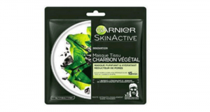 Masque tissu au charbon végétal GARNIER SkinActiv