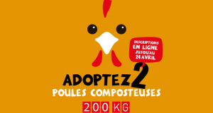 2 poules composteuses offertes gratuitement