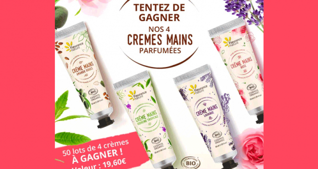 50 lots de 4 crèmes mains 30 ml