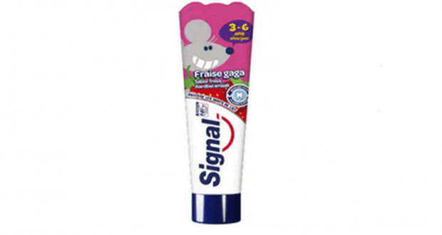 Dentifrice Junior Goût fraise gaga de Signal