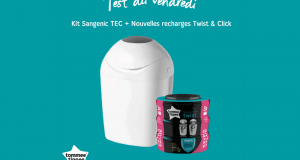 Poubelle Sangenic TEC + 3 recharges Twist & Click Tommee Tippee
