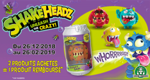 Produit ShakeHeadz Giochi Preziosi 100% Remboursé