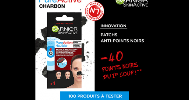 Testez les Patchs Anti-Points Noirs Pure Active Charbon de Garnier