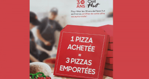 Une Pizza achetée = 2 offertes - Pizza Hut