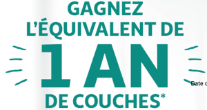 1 an de couches Auchan Baby