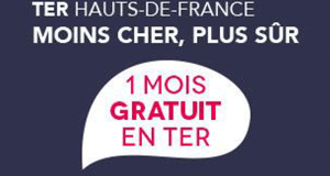 1 mois d'abonnement transport Domicile-Travail gratuit en train TER