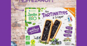 100 paquets de Tartinettes à la Myrtille Jardin BiO