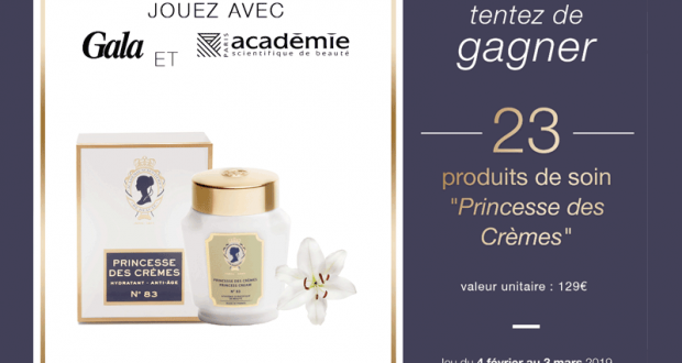 23 produits de soins Princesse des crèmes