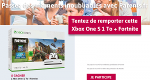 Console de jeux Xbox One + le jeu Fortnite