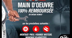 Montage Pneu et Plaquettes - Vidage moteur 100% remboursés