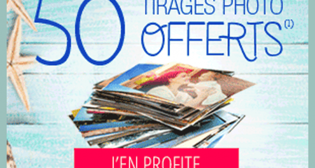 Photoweb 50 tirages photo gratuits