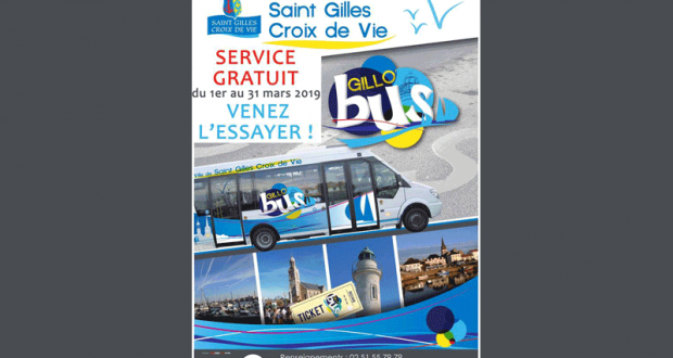 Service de transport urbain Gillo'Bus gratuit le mois de mars