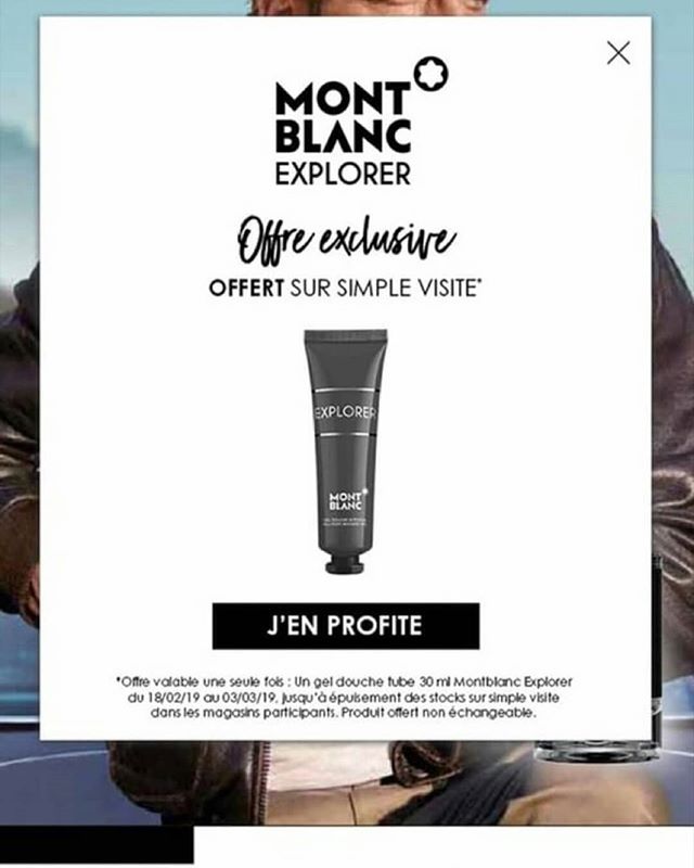 Un gel douche Mont Blanc Explorer