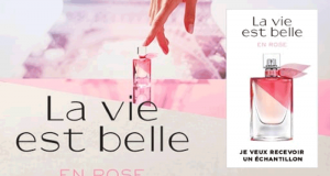 Échantillons gratuits de La vie est belle En Rose Eau de Toilette