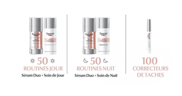 200 lots de produits ANTI-PIGMENT EUCERIN