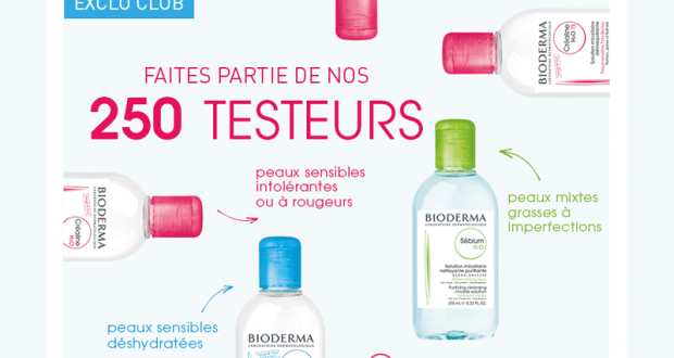 250 Eaux micellaires Bioderma à tester