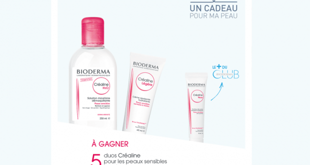 5 duos Créaline H2O 250ml + Créaline Légère 40ml