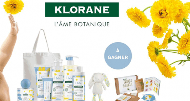 5 ensembles de 6 produits de soins Klorane