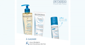 5 lots de 2 produits de soins Atoderm de Bioderma